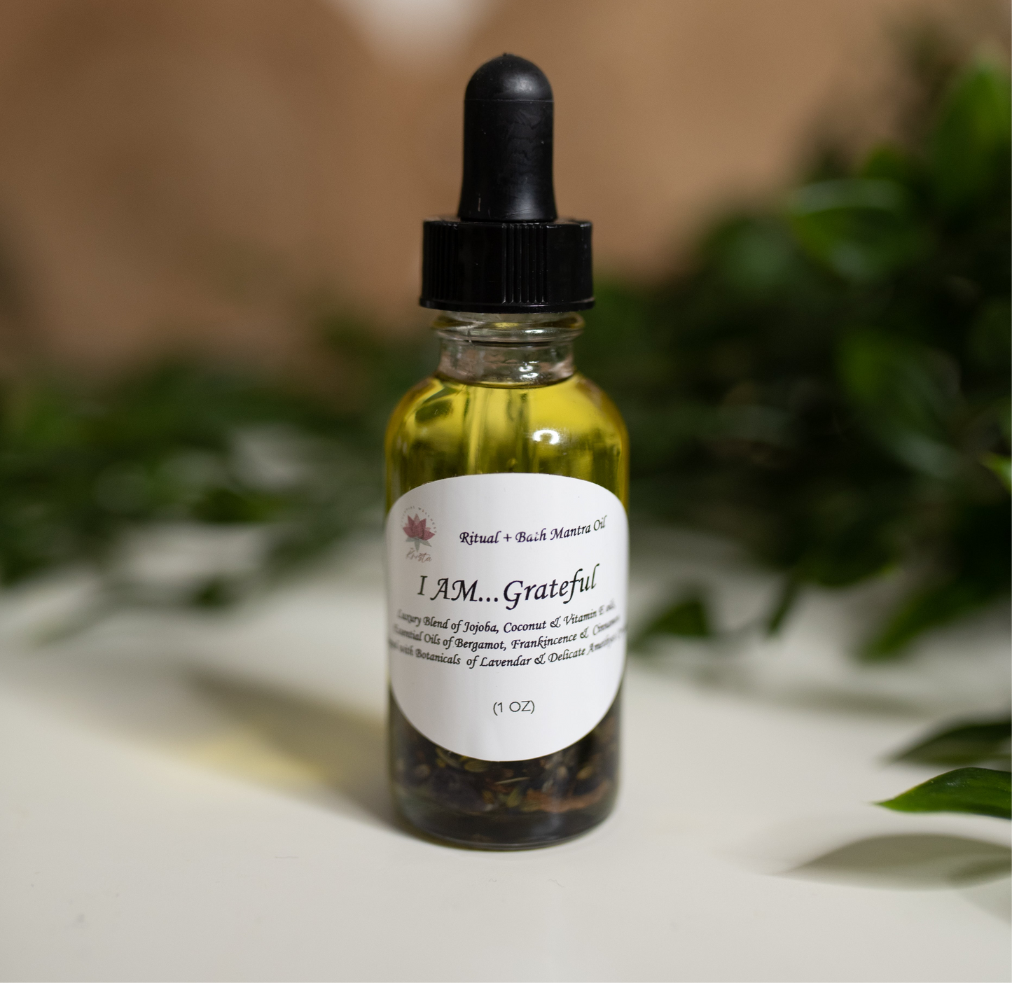 “I AM GRATEFUL” MANTRA RITUAL OIL