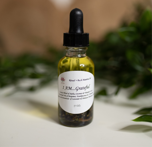 “I AM GRATEFUL” MANTRA RITUAL OIL