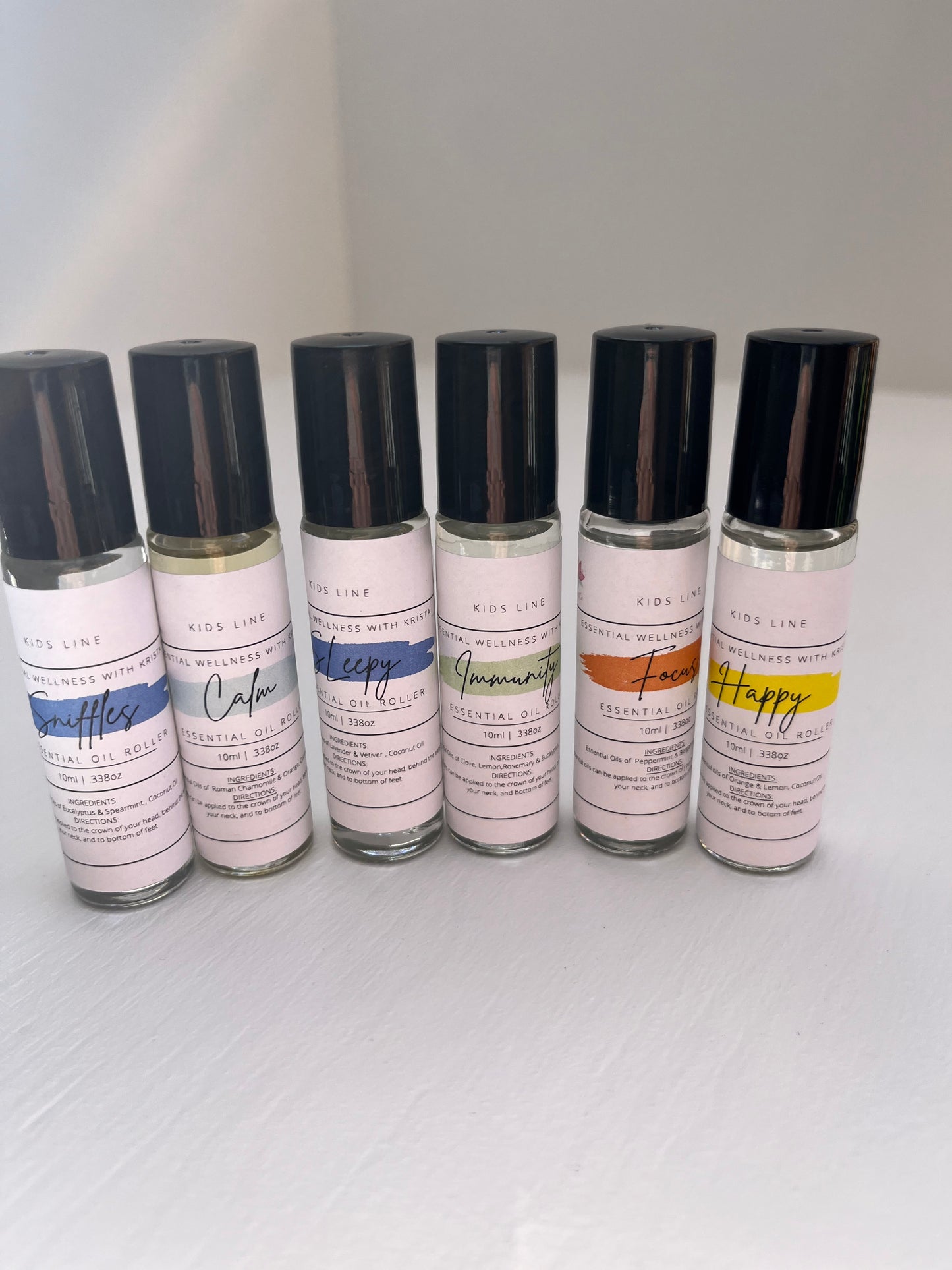 KIDS LINE- AROMATHERAPY ROLLER- KIT OF 6